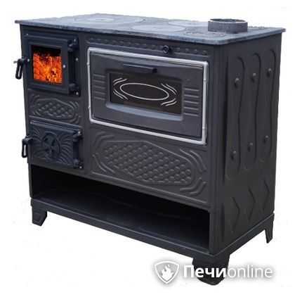 Отопительно-варочная печь МастерПечь ПВ-05С с духовым шкафом, 8.5 кВт в Оренбурге